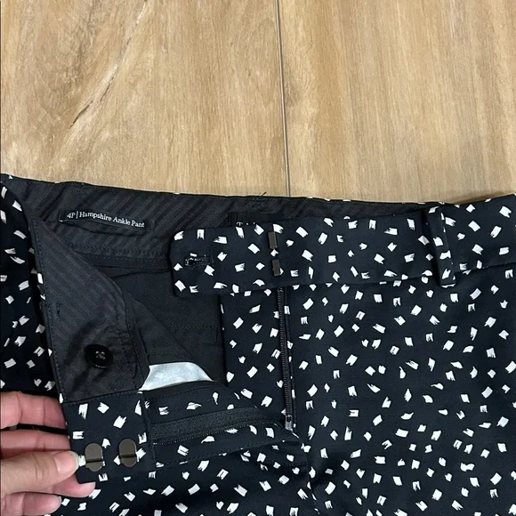 NWOT - TALBOTS Hampshire Ankle Pants in Black & White - Picture 5 of 14